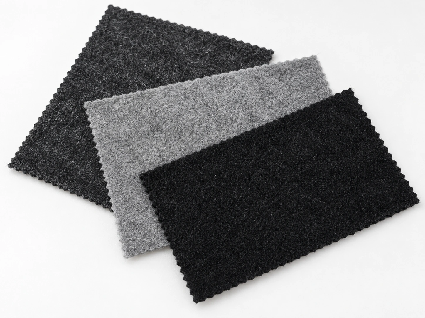Acoustic speaker felt: Black, Charcoal & Light Grey