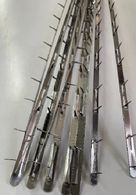 Metal back-tack strips