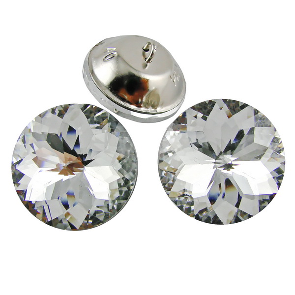 Glass buttons